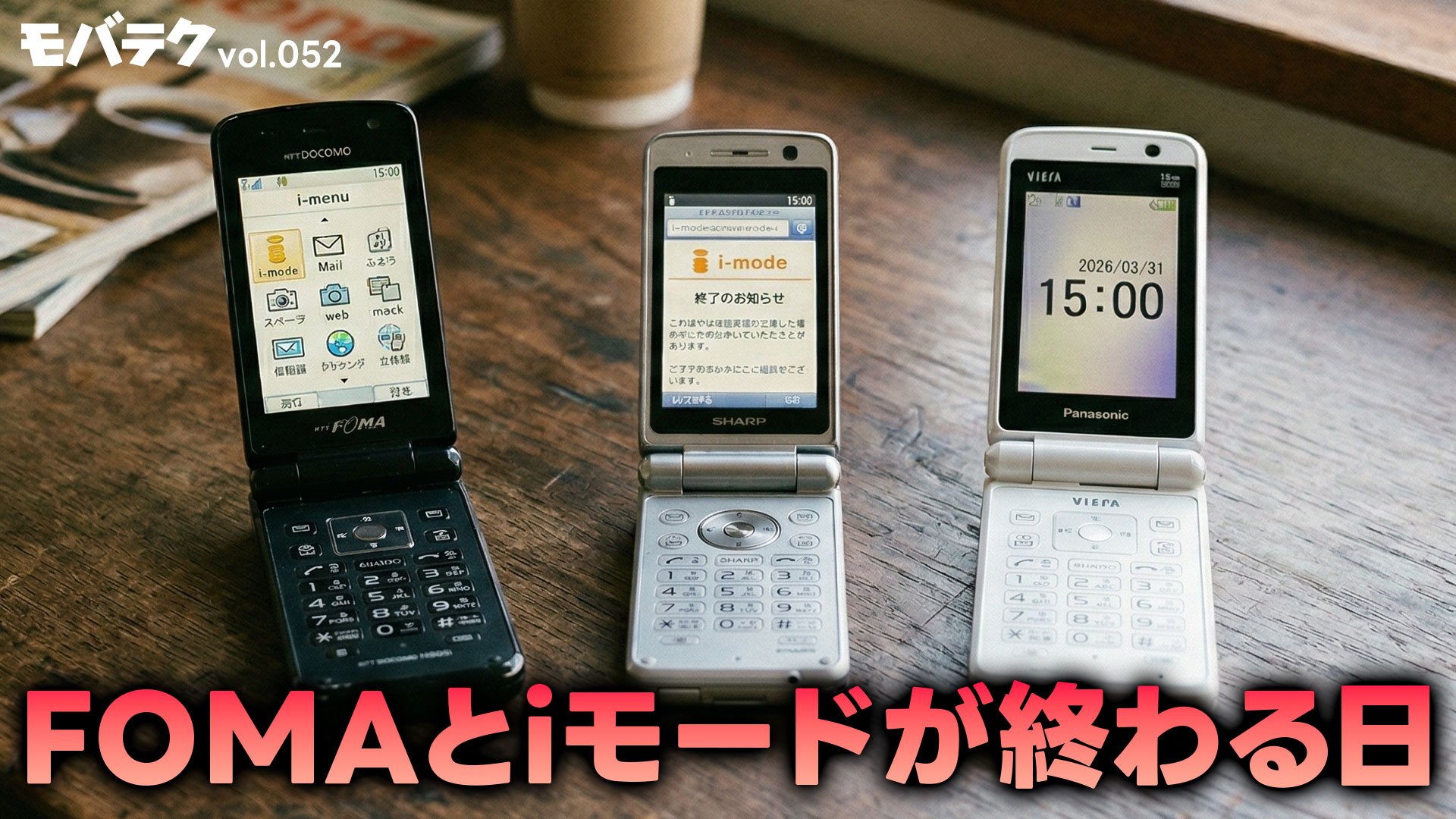 FOMAとiモードが終わる日について、そしてその思い出について語りました｜モバテク vol.052